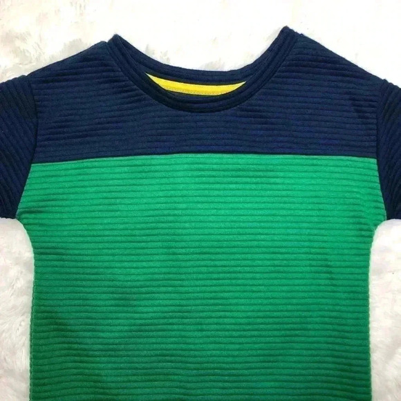 Wonder Nation Shirt Long Sleeved Ridged  Blue & Green Size 3T - Picture 4 of 16